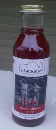 Blackman Homestead Farm Walter's Apple Cherry Juice