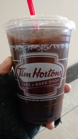 Tim Horton's Iced Coffee Mocha