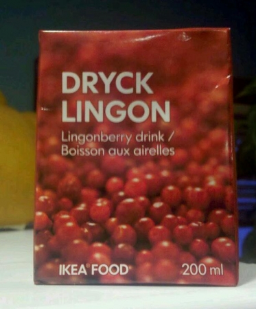 Ikea Dryck Lingon Lingonberry